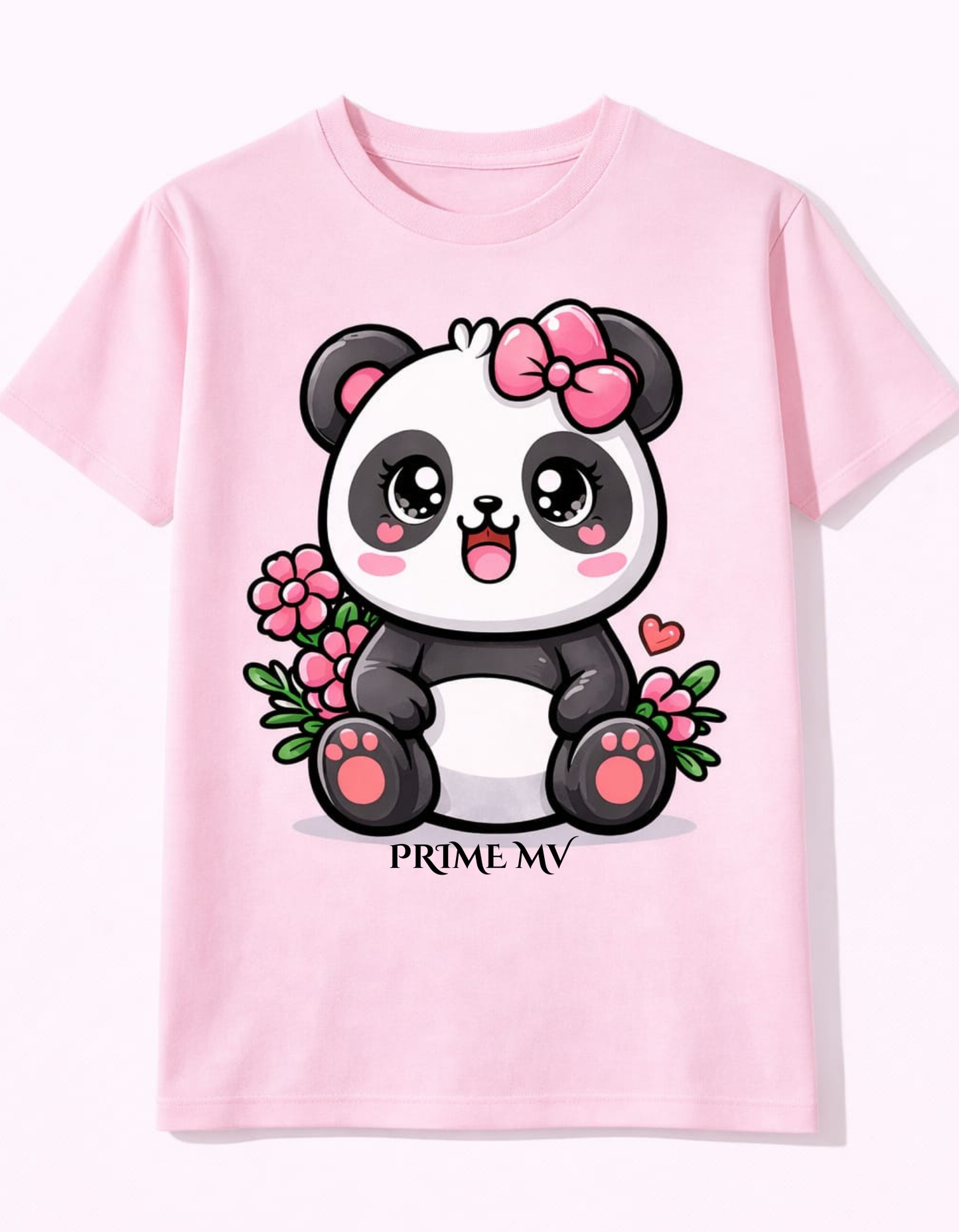 Cute Bloom Panda Tee