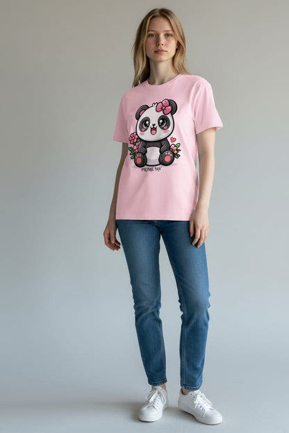 Cute Bloom Panda Tee